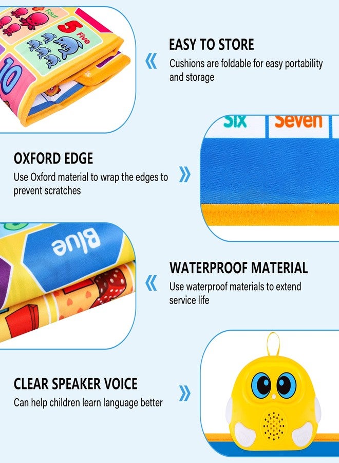 GaHoo Electronic Alphabet Wall Chart, Talking ABC, 123s, Music Poster, Kids Learning Toys for Toddlers 1-3, Interactive Educational Toddler Toy, Birthday Gifts for Age 1 2 3 4 5 Year Old Boys Girls - Blue - Image 3